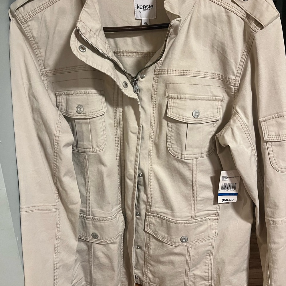 Kensie Women's Beige Utility Jacket